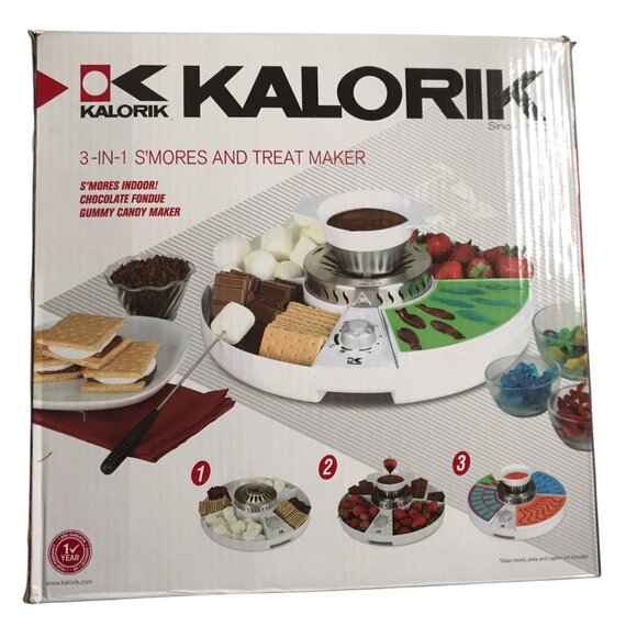 BRAND NEW KALORIK ELECTRIC 3 IN 1 SMORES AND TREAT MAKER - Picture 11 of 12